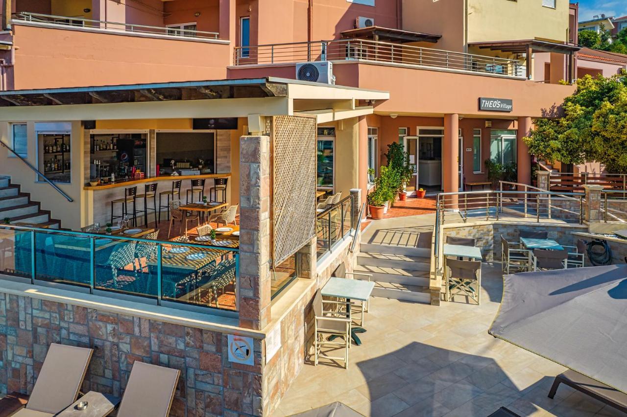 Theos Village Apartments Káto Daráco Kültér fotó