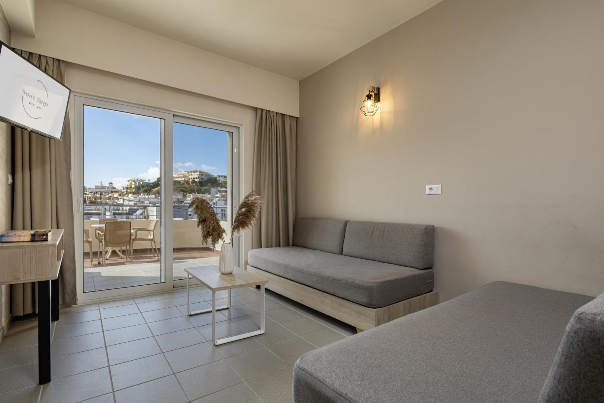 Theos Village Apartments Káto Daráco Kültér fotó
